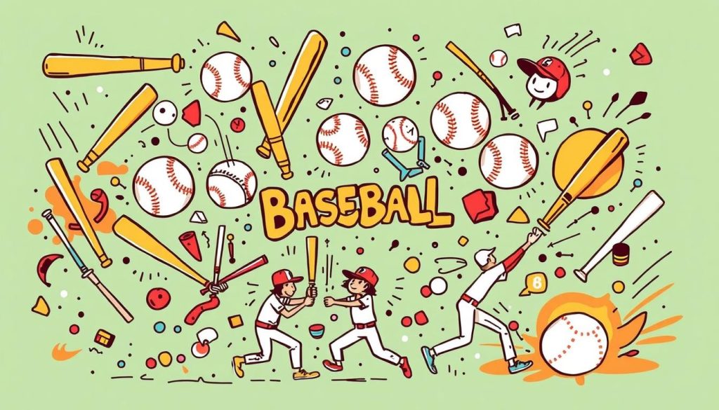 baseball doodle art